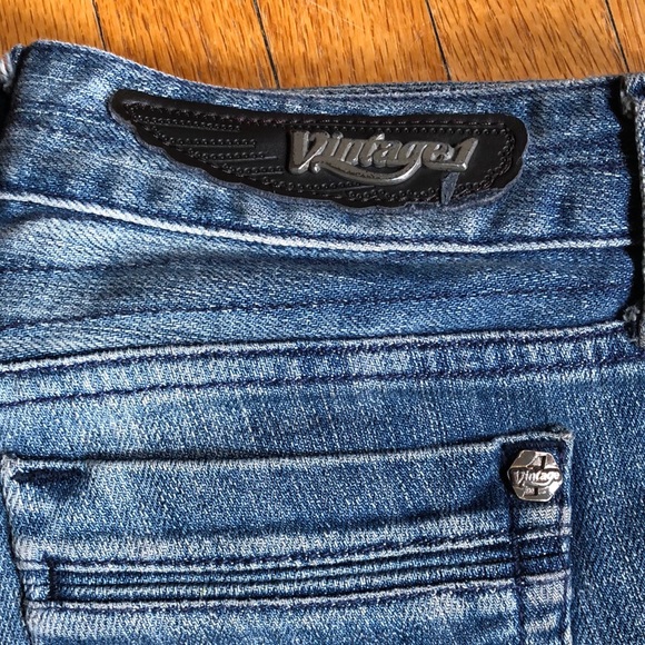 VINTAGE1  biker Jeans - Picture 7 of 8